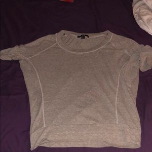 Grey Quarter Sleeve Top